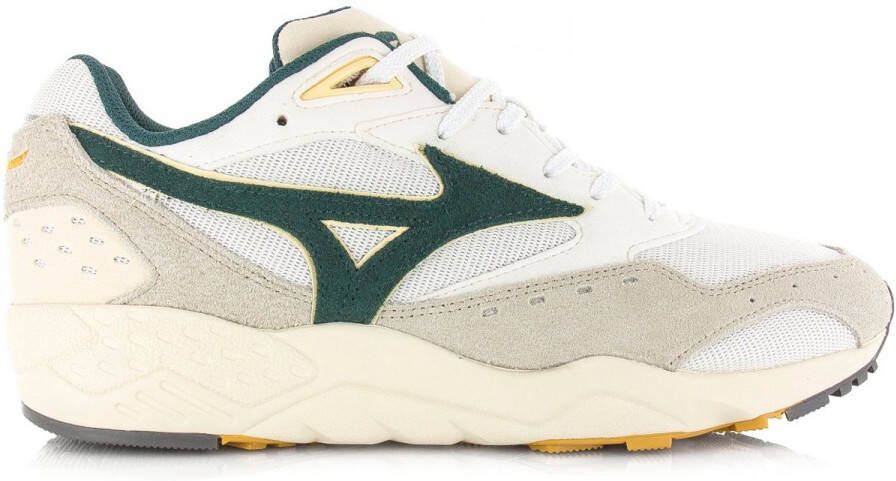 Mizuno Contender sneakers wit groen Suede Unisex - Foto 2