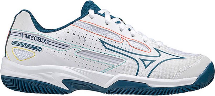 Mizuno Exceed Star Clay Junior Sportschoenen Tennis Smashcourt White Blue - Foto 2