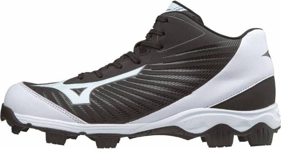 Mizuno Franchise 9 Mid Sportschoenen Korfbal Gras zwart wit