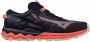 Mizuno Wave Daichi 7 Trailrunningschoenen Dames Night Sky Quicksilver Coral - Thumbnail 5
