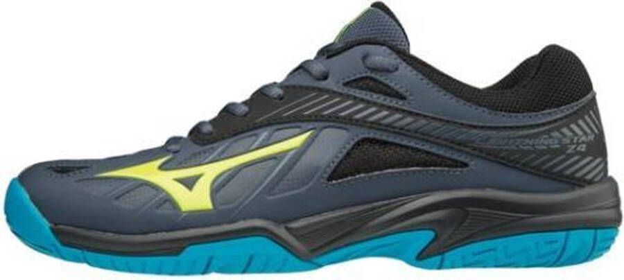 Mizuno Lightning Star Z4 Jr grijs blauw volleybalschoenen kids (V1GD180347)