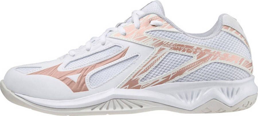 Mizuno Lightning Star Z6 kinderen Sportschoenen Volleybal Indoor wit