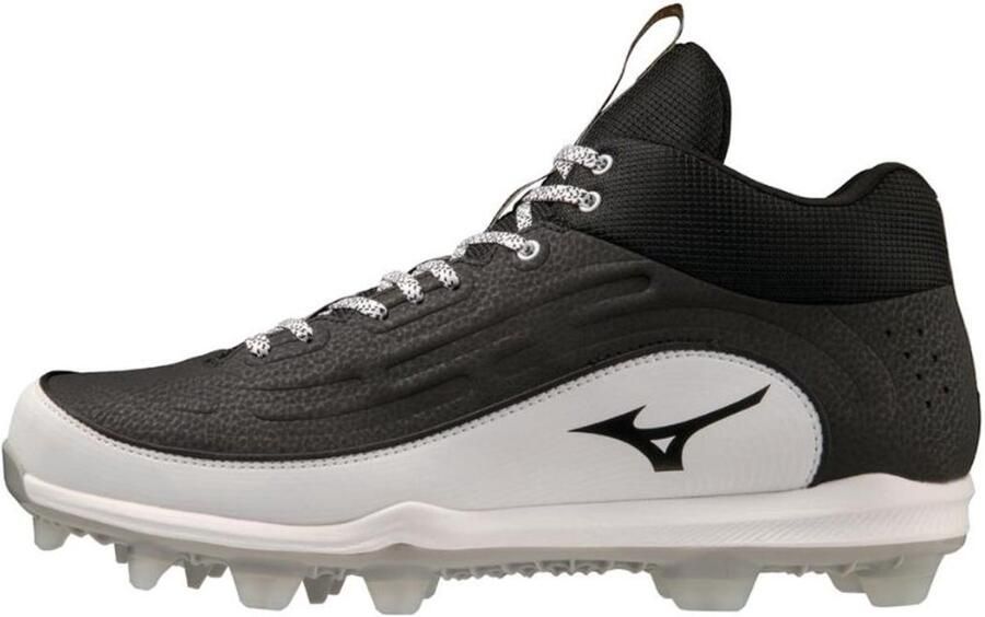 Mizuno Ambition 3 TPU Mid (320685) 9 0 Black White Baseball Softball Schoenen Molded Cleats Noppen - Foto 2