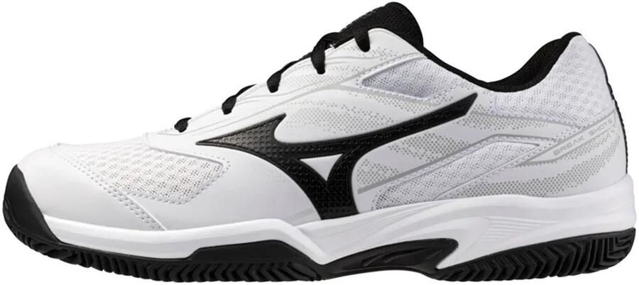 Mizuno Break Shot mesh tennisschoenen wit oranje