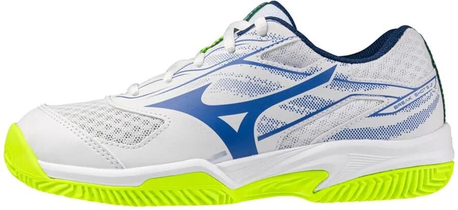 Mizuno Break Shot 5 Cc Clay Court Schoenen Wit 1 2 Kinderen