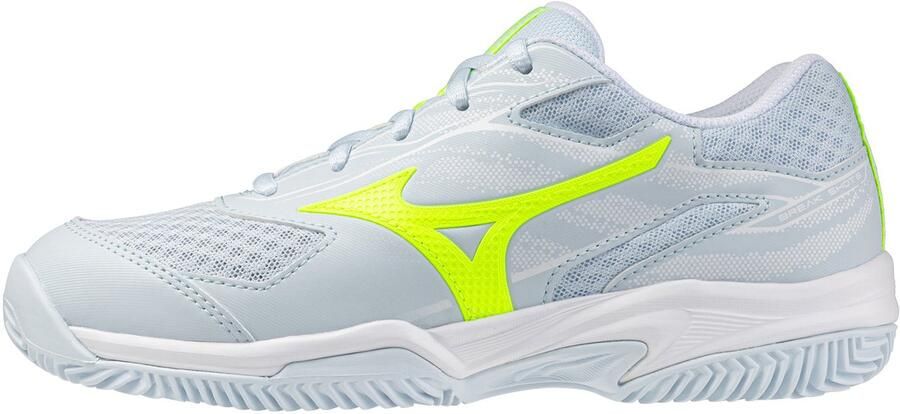 Mizuno BREAK SHOT 5 CC WOS tennisschoenen dames gravel 61G blue Yellow - Foto 4