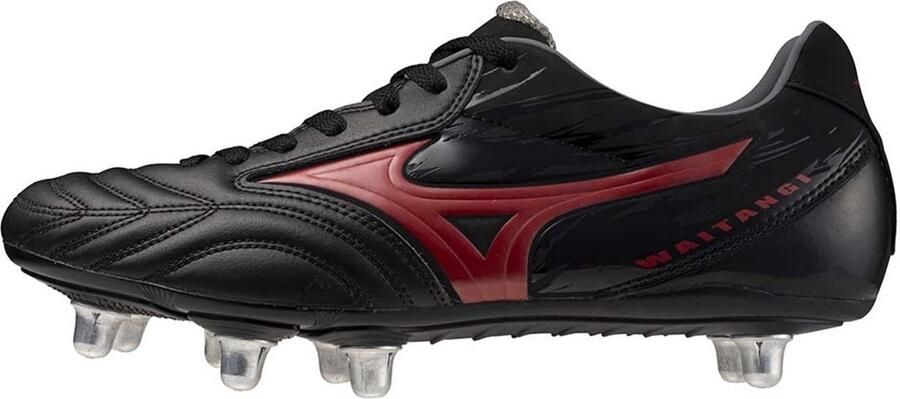 Mizuno Crampons de rugby Waitangi PS Noir et rouge
