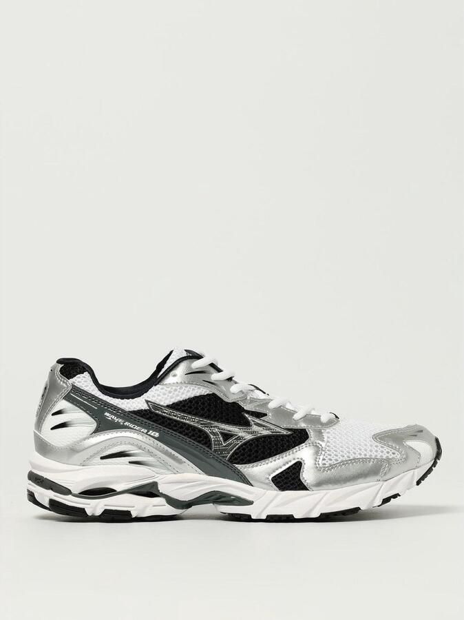 Mizuno Wave Rider 10 Wit Zwart Zilver