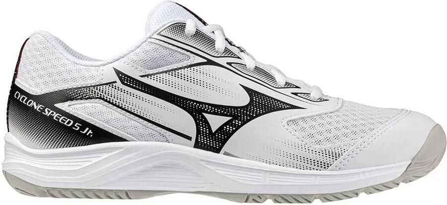 Mizuno Cyclone Speed 5 Junior Indoor Sportschoenen Wit Kinderen