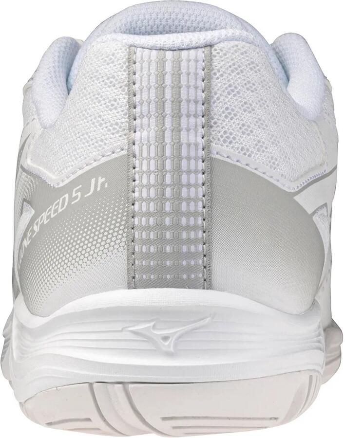 Mizuno Cyclone Speed 5 Junior Indoor Sportschoenen Wit Kinderen