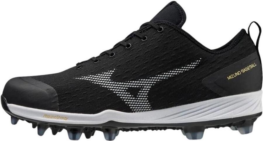 Mizuno Dominant 4 TPU (320670) 10 5 Black White Baseball Softball Schoenen Molded Cleats Noppen