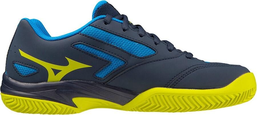 Mizuno Exceed Star CC Tennisschoenen Padelschoenen Junior Blauw Geel