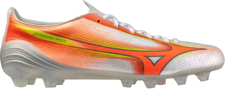 Mizuno α Iii Elite Voetbalschoenen Wit Oranje