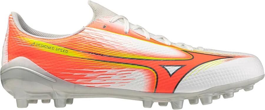 Mizuno Alpha III Select AG Prism Wit Oranje Evening Prim