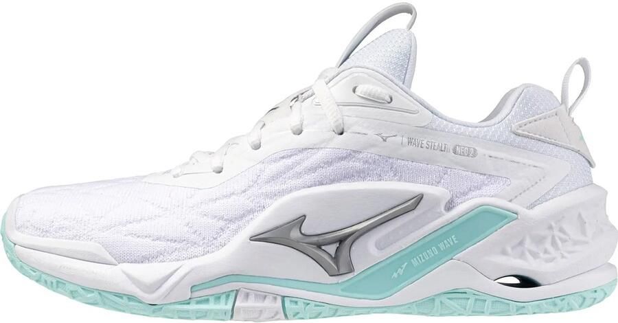 Mizuno Wave Stealth Neo 2 Indoor Sportschoenen Voor Dames Wit 1 2 Vrouw - Foto 2
