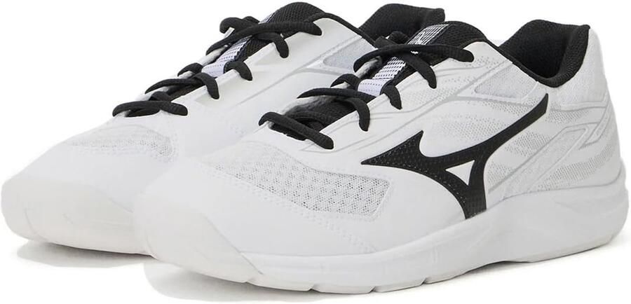 Mizuno Kinderen BREAK SHOT 5 Jr. CC Tennisschoenen White Black Harbor