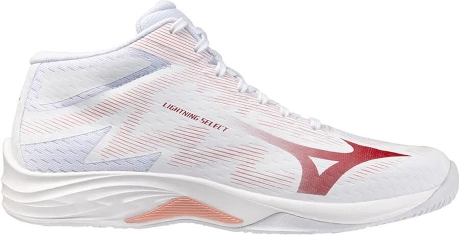Mizuno Lightning Select Mid Indoor Sportschoenen Voor Dames Wit 1 2 Vrouw