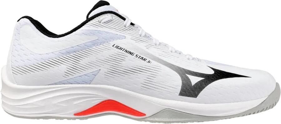Mizuno Lightning Star Junior Indoor Sportschoenen Wit 1 2 Kinderen