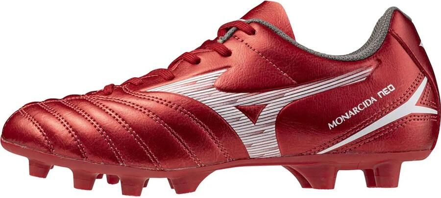Mizuno Monarcida Neo 3 Sel MD junior voetbalschoenen rood wit - Foto 4