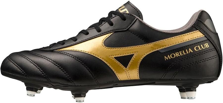 Mizuno Morelia II Club SI Voetbalschoenen Zwart Goud