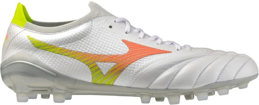 Mizuno Morelia Neo V Beta Elite AG Prism Wit Oranje Evening Prim