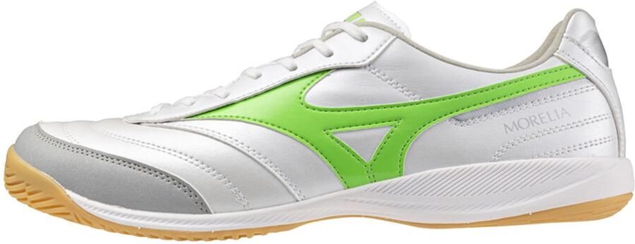 Mizuno Morelia Sala Pro in zaalvoetbalschoenen Blanco Verde Flúor