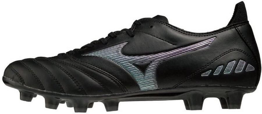Mizuno Morelia Neo III Pro Gras Voetbalschoenen (FG) Zwart Grijs