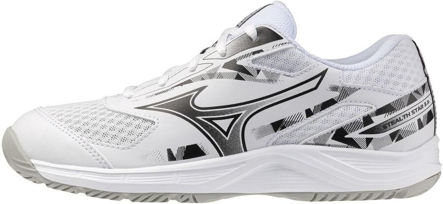 Mizuno Stealth Star 3 Junior Indoor Sportschoenen Wit 1 2 - Foto 2