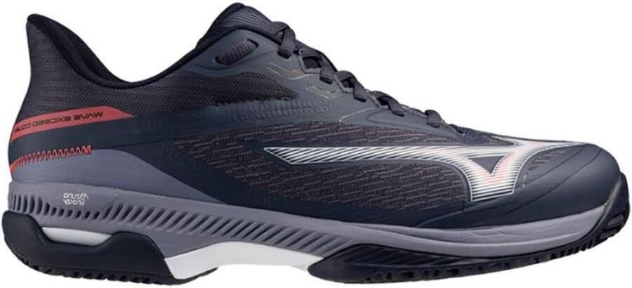 Mizuno Wave Exceed Court CC Tennisschoen Heren Odyssey Gray White Blue Granite - Foto 3