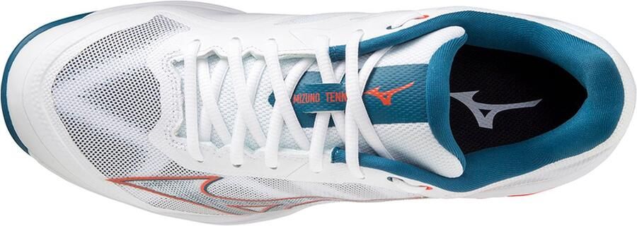 Mizuno Tennisschoen Padelschoen Wave Exceed Light CC Heren Wit Rood Blauw - Foto 5