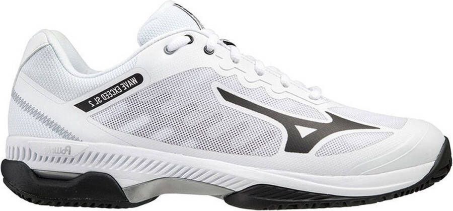 Mizuno Tennisschoen Padelschoen Wave Exceed SL2 CC Heren Wit Grijs