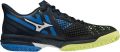 Mizuno Tennisschoen Padelschoen Wave Exceed Tour 5 CC Heren Zwart Blauw Geel - Zwart