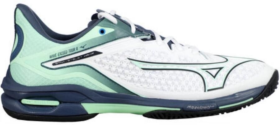 Mizuno Tennisschoen Padelschoen Wave Exceed Tour 6 CC Heren Wit Mint