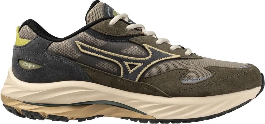 Mizuno Wave Rider Beta sneakers olijfgroen zand kaki - Foto 1