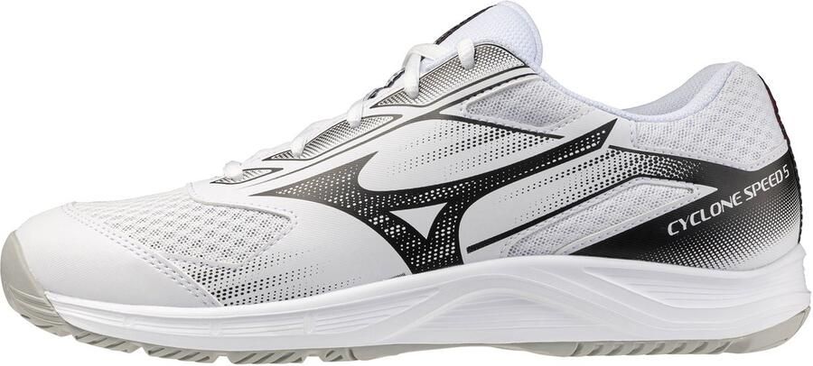 Mizuno Unisex CYCLONE SPEED 5 Volleybalschoen V1GA258059 White Black