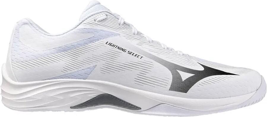 Mizuno Unisex LIGHTNING SELECT Volleybalschoen White black ultimate Gray