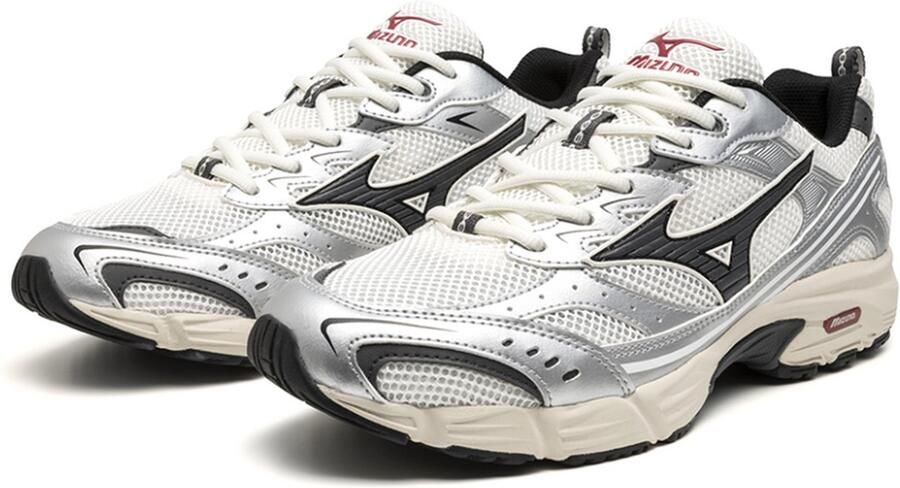 MIZUNO Lage Sneakers Heren Mxr Sport Maat: 43 Materiaal: Leatherlook Kleur: Zilver - Foto 5