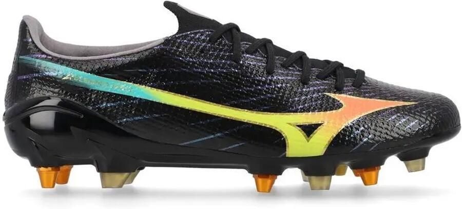 Mizuno Alpha III Made in Japan SG Bright Black Zwart Oranje
