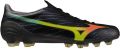 Mizuno Alpha III Pro FG Bright Black Zwart Oranje Evening Prim - Zwart