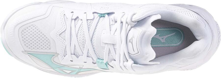 Mizuno Wave Lightning Z8 Mid Indoor Sportschoenen Voor Dames Wit 1 2 Vrouw - Foto 2