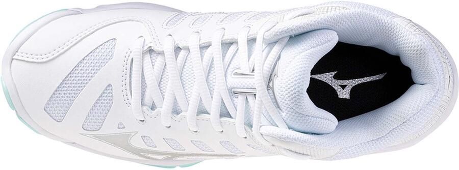Mizuno Wave Voltage 2 Mid Indoor Sportschoenen Voor Dames Wit 1 2 Vrouw