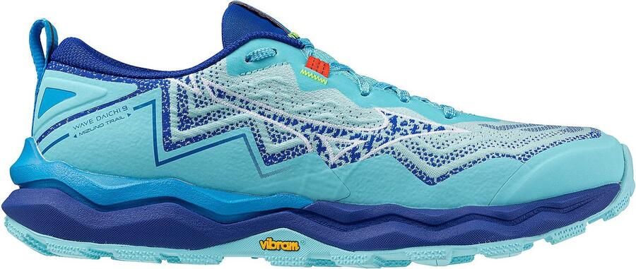 Mizuno Wave Daichi 9 Trail hardloopschoen voor dames Blue Radiance White Reflex Blue