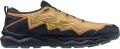 Mizuno Wave Daichi 9 Trailschoenen Bruin Man - Atlantic/Blauw/Geel