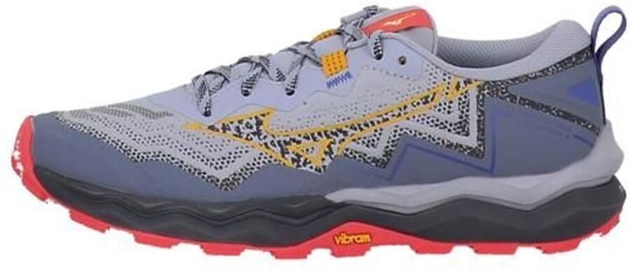 Mizuno WAVE DAICHI 9 WOS Trail Hardloopschoenen Icelandic Blue Citr Calypso Coral