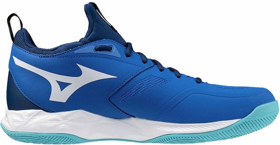 Mizuno Wave Momentum zaalsportschoenen kobaltblauw wit - Foto 2