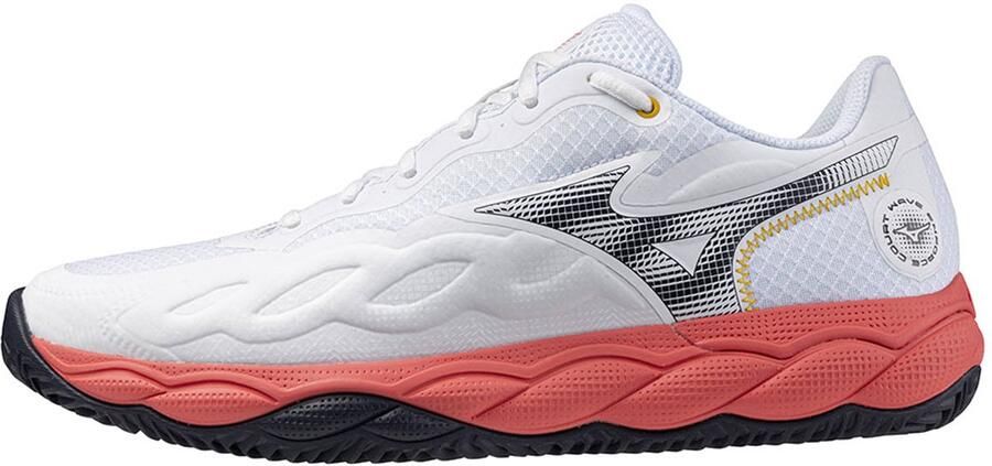 Mizuno Wave Enforce Court Cc Clay Court Schoenen Wit 1 2 Man