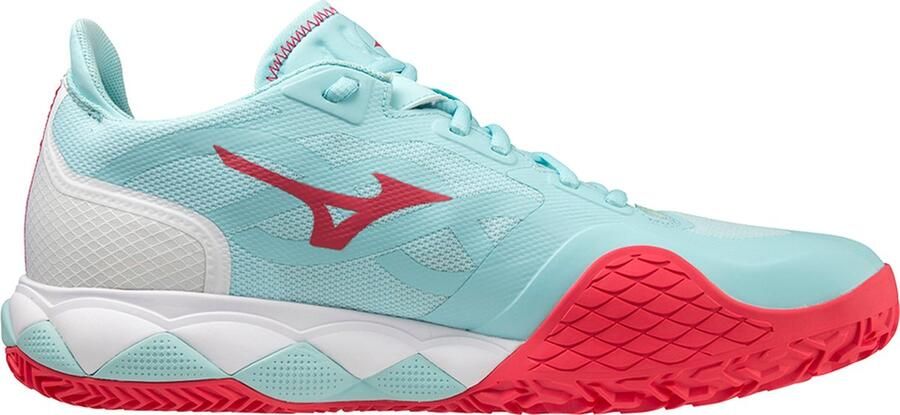 Mizuno Wave Enforce Tour CC Tennisschoenen Padelschoenen Dames Blauw