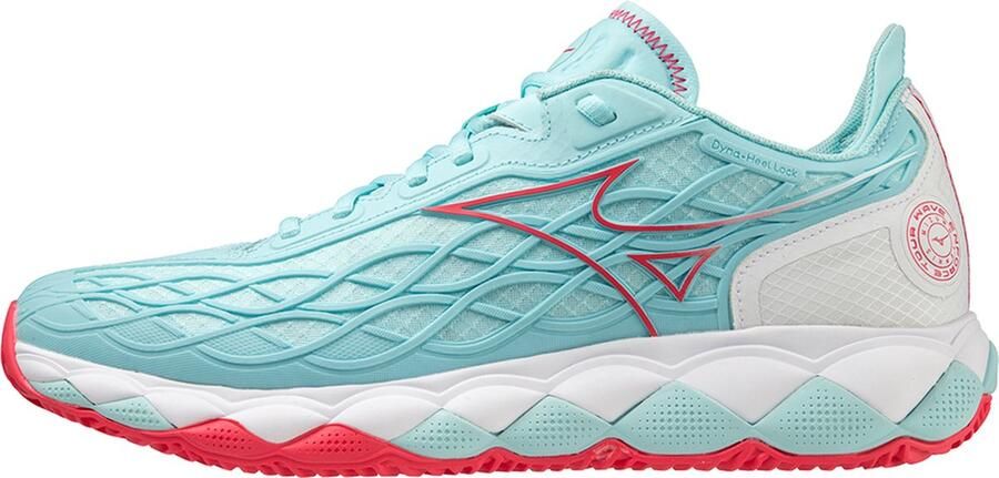 Mizuno Wave Enforce Tour CC Tennisschoenen Padelschoenen Dames Blauw - Foto 3