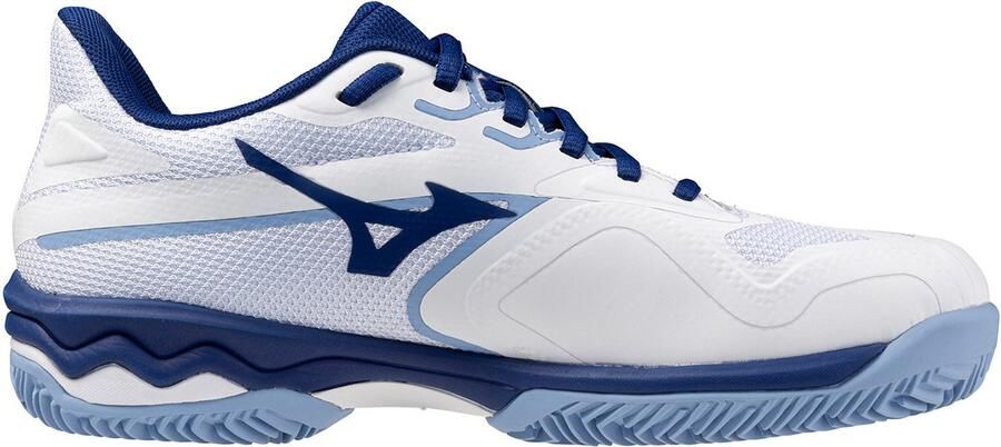 Mizuno WAVE EXCEED LIGHT 2 CC tennisschoenen dames gravel 61G white