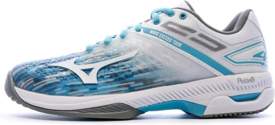 Mizuno Wave Exceed Tour 4 AC Dames tennisschoenen Blauw Wit